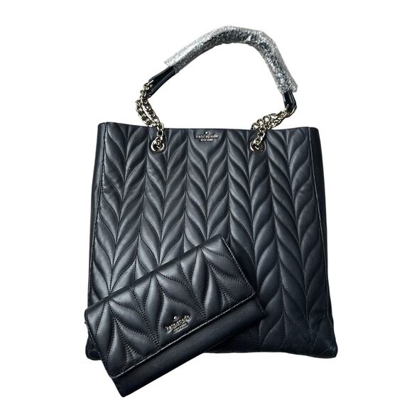 kate spade Handbags - Kate Spade Briar Lane Quilted Tote Bag with Matching Wallet.